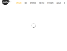 Tablet Screenshot of cie-dounia.com